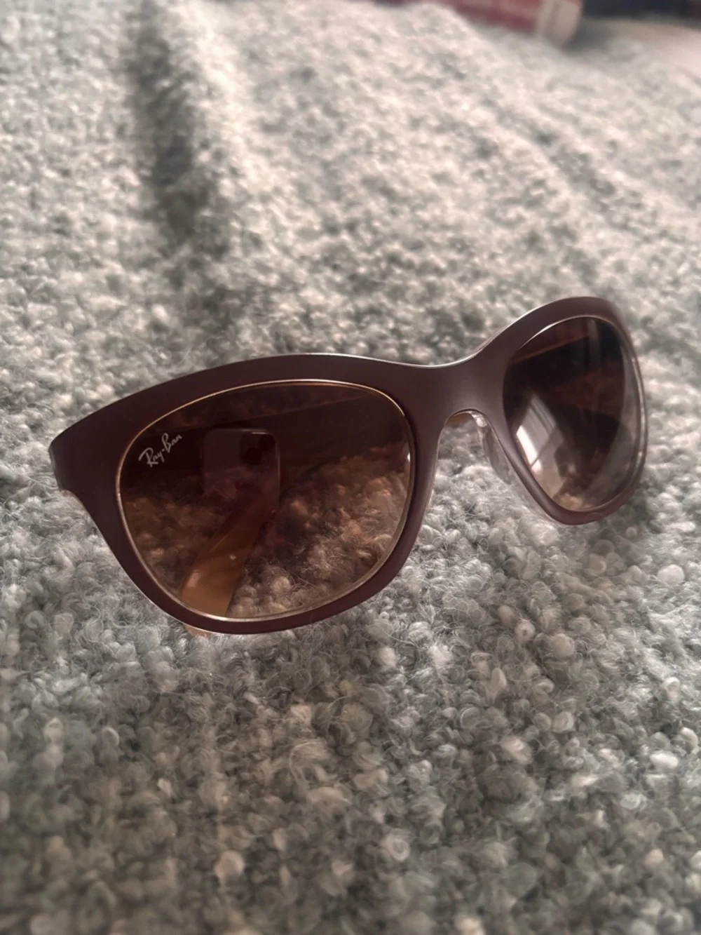 Ray-Ban Women's Brown Cat-Eye Sunglasses with Brown Lenses - Picture 9 of 9